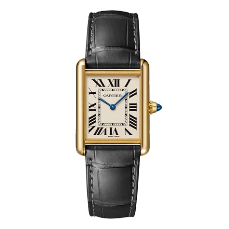 cartier tank gold mens|cartier gold tank watch price.